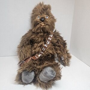 Disney Parks Star‎ Wars Chewbacca Plush Toy 18"  w/ Bandolier & Satchel